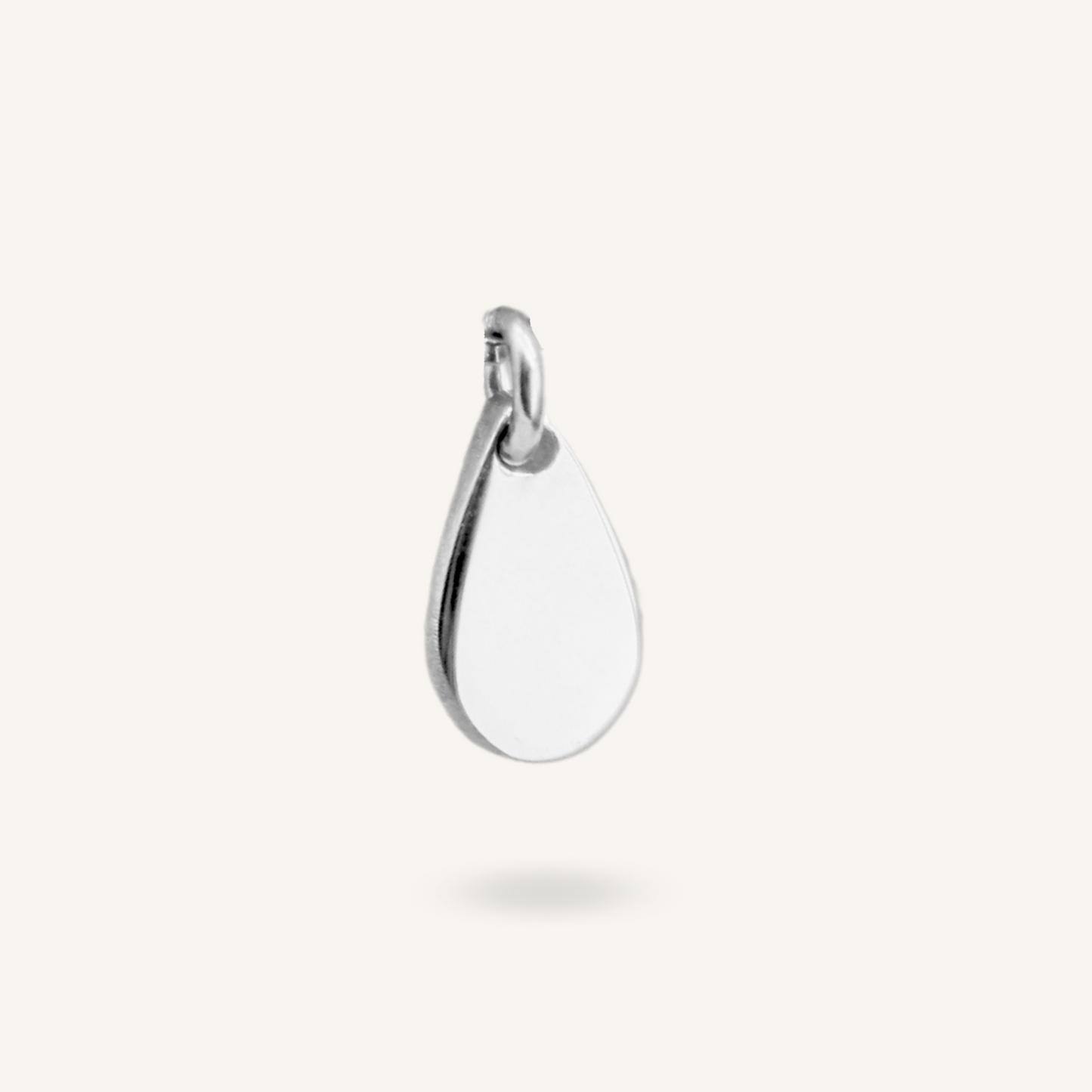 Collana Rolò 2mm con Charm a Goccia Small