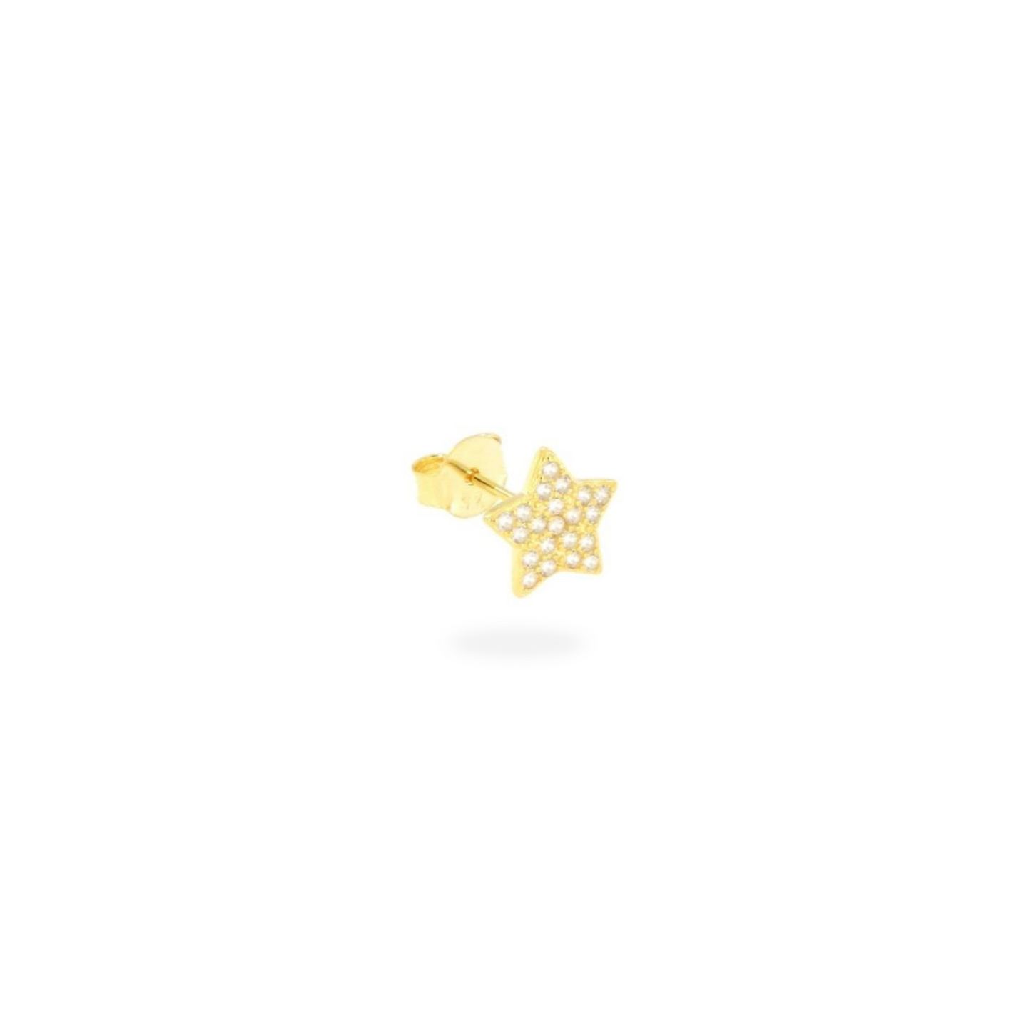 Orecchino Mono - Stella Full Gold