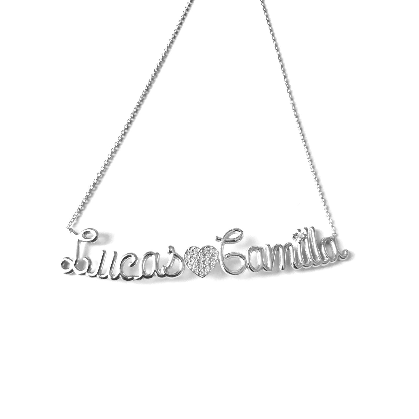 2 Names Thread Necklace