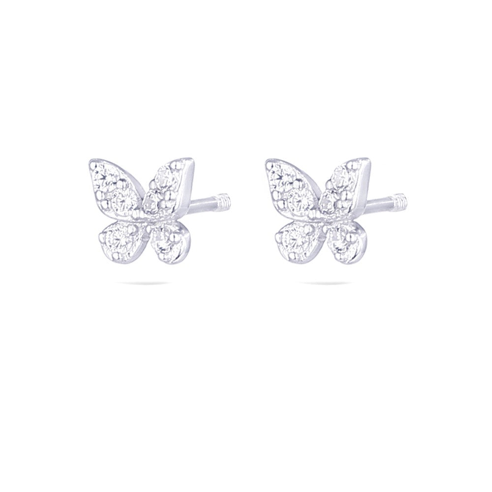 Butterfly single earring