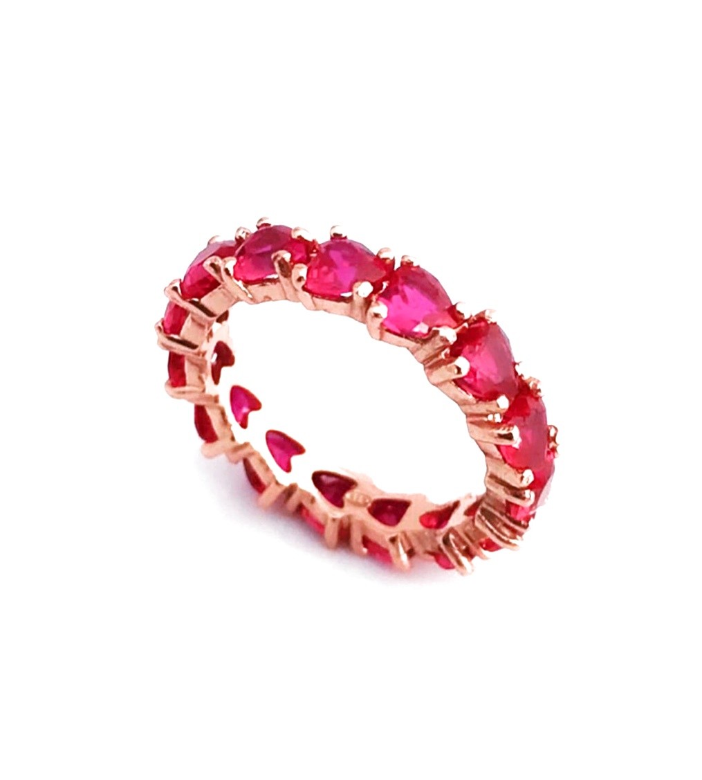 Anello Eternity - Cuori di Luce