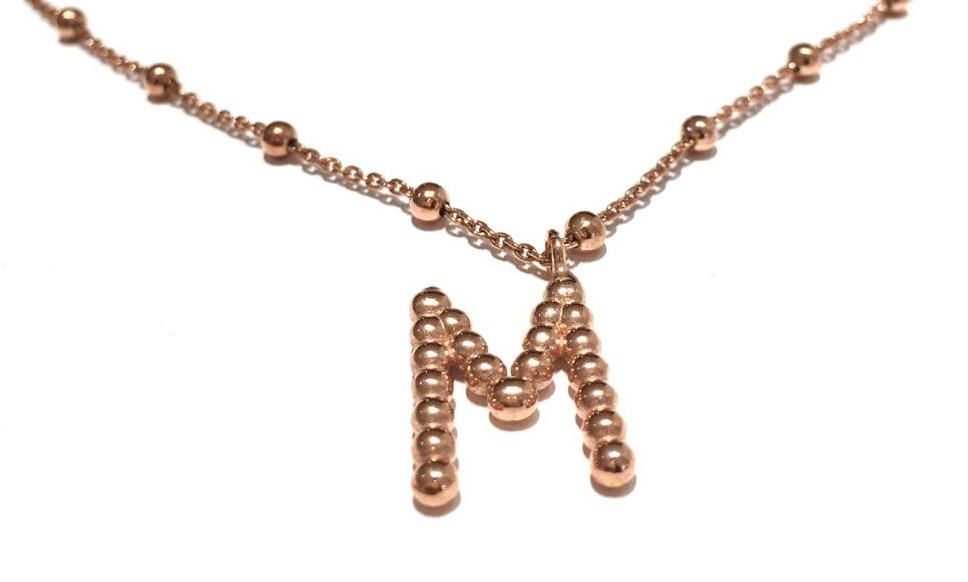 Initial Bubble Necklace