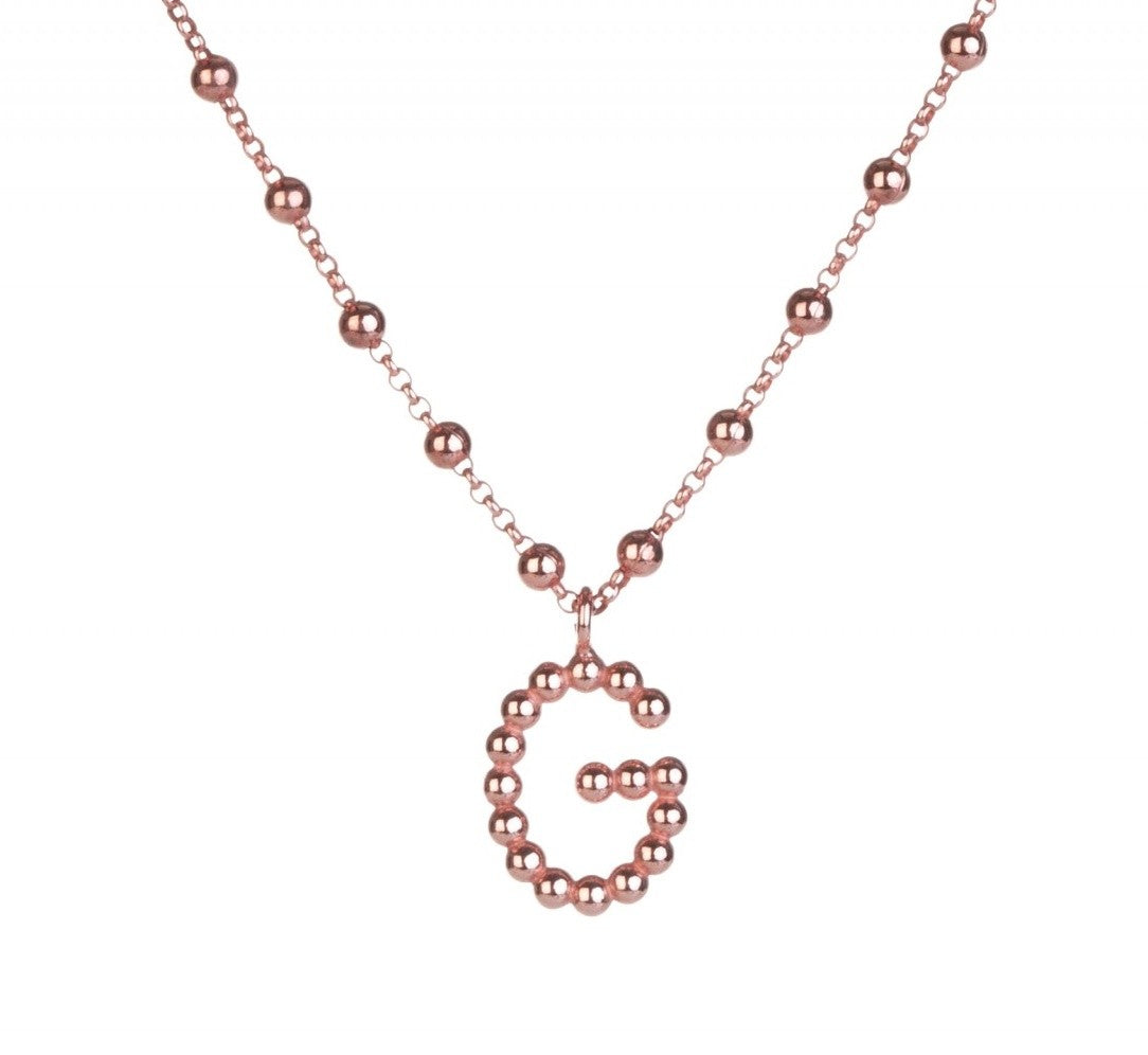 Bubble Full Necklace - Initial