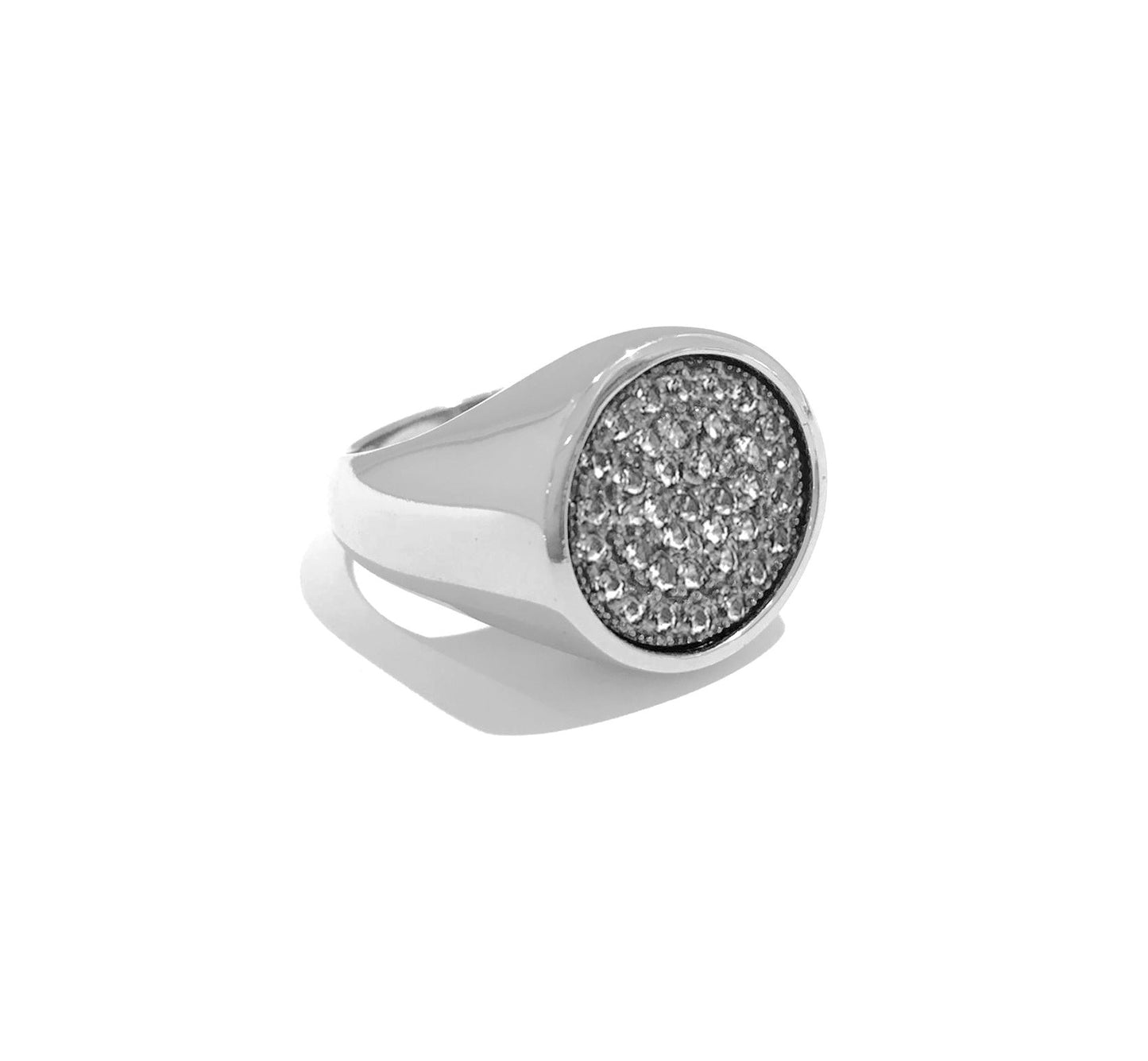 Anello Chevalier Pavè di zirconi