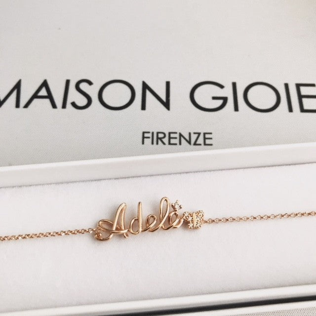 Bracciale Nome a Filo - Silver