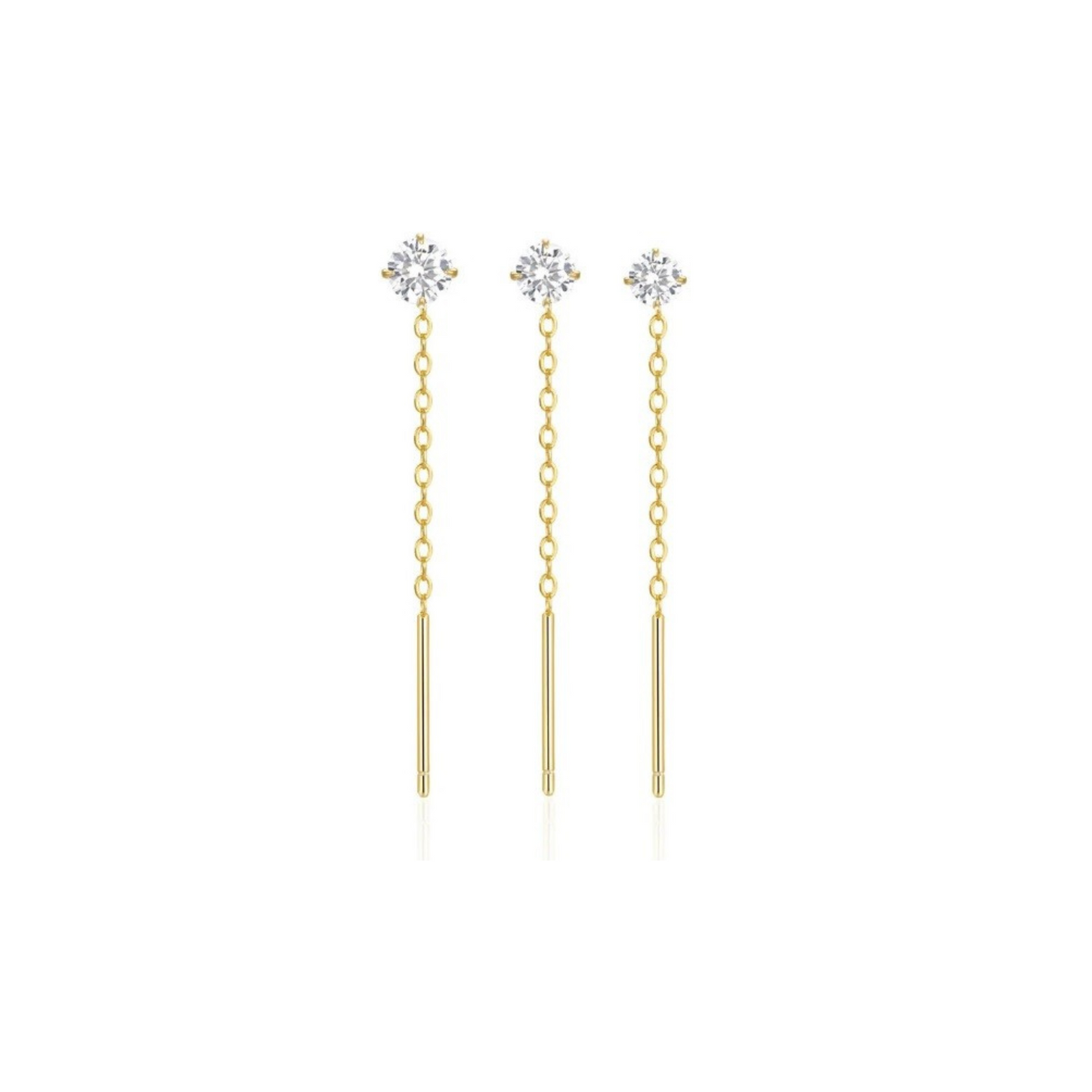 Set 3 Orecchini Luce
