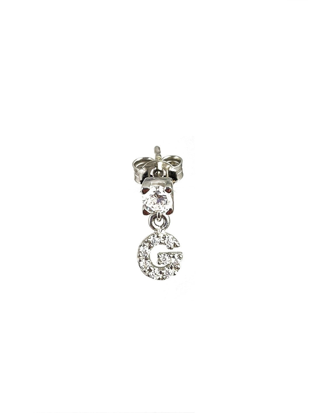 Single Earring Point Light - Pavè Element