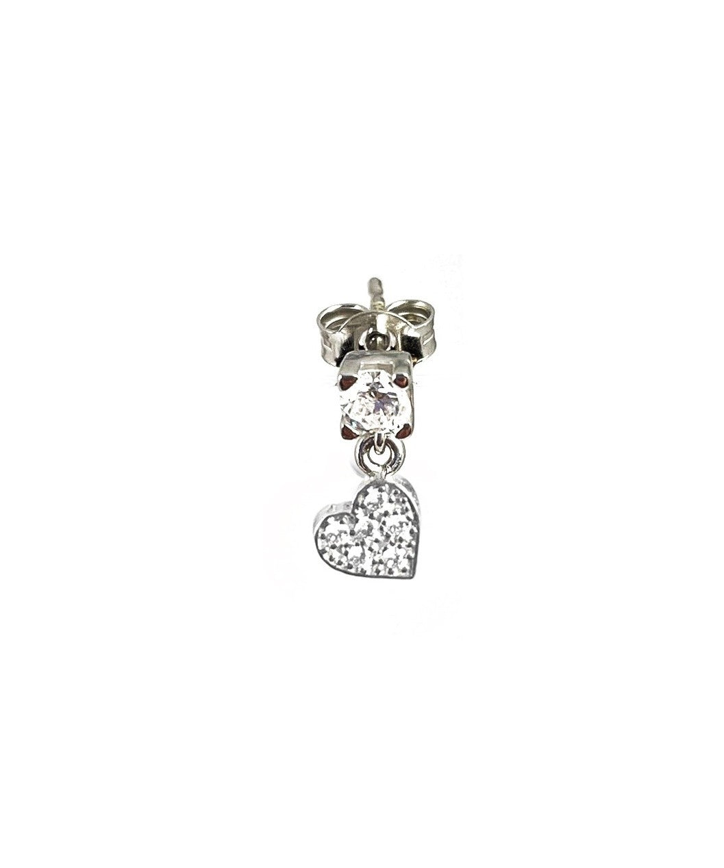 Single Earring Point Light - Pavè Element