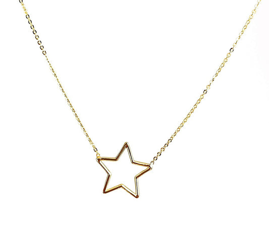 Pierced Star Necklace