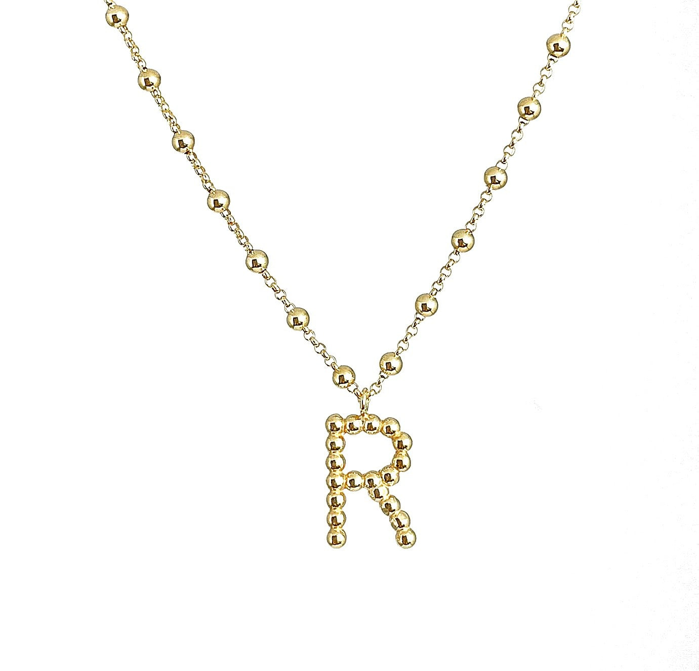 Bubble Full Necklace - Initial