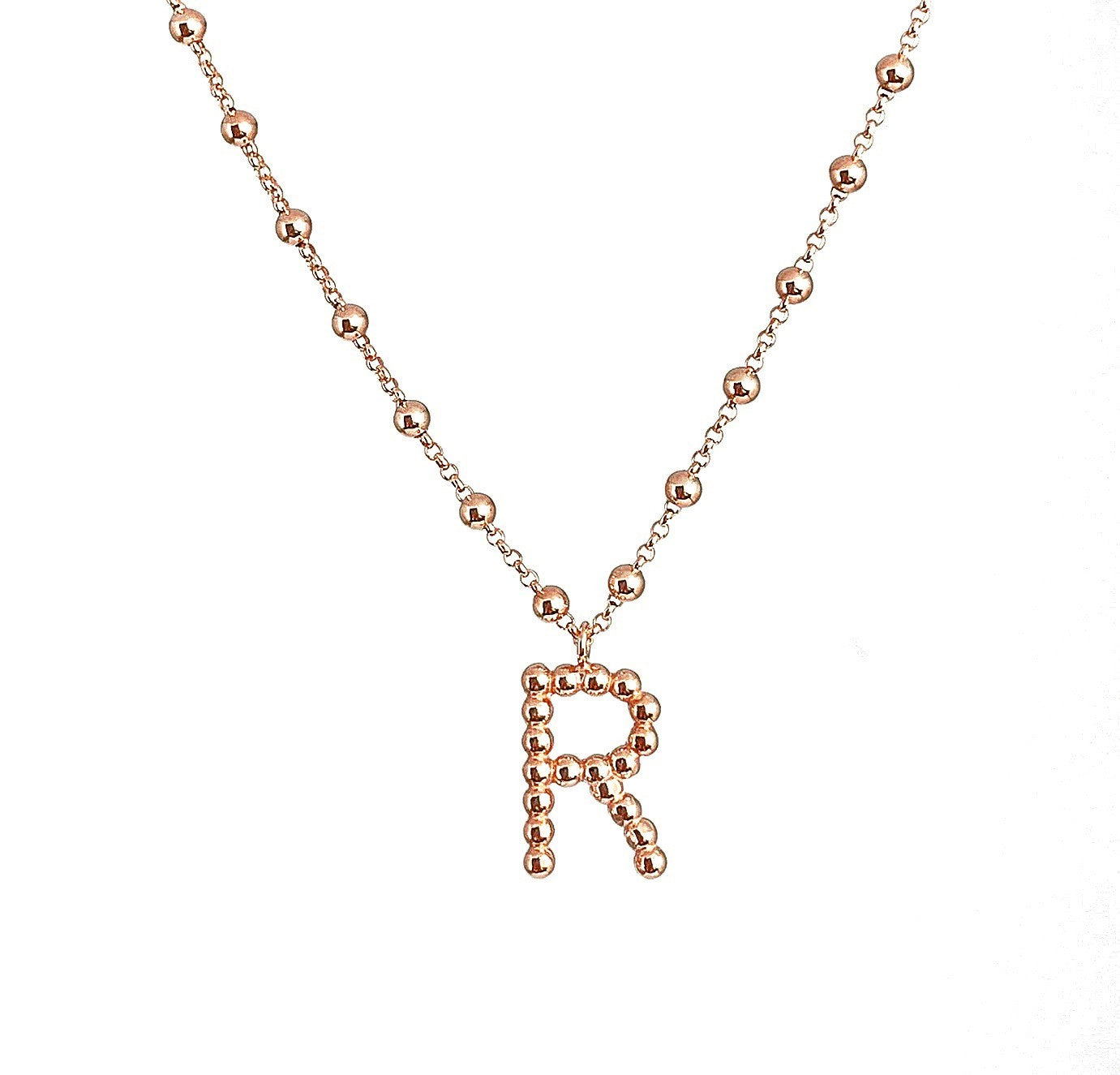 Bubble Full Necklace - Initial