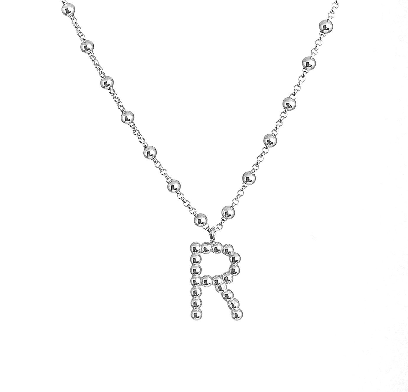 Bubble Full Necklace - Initial