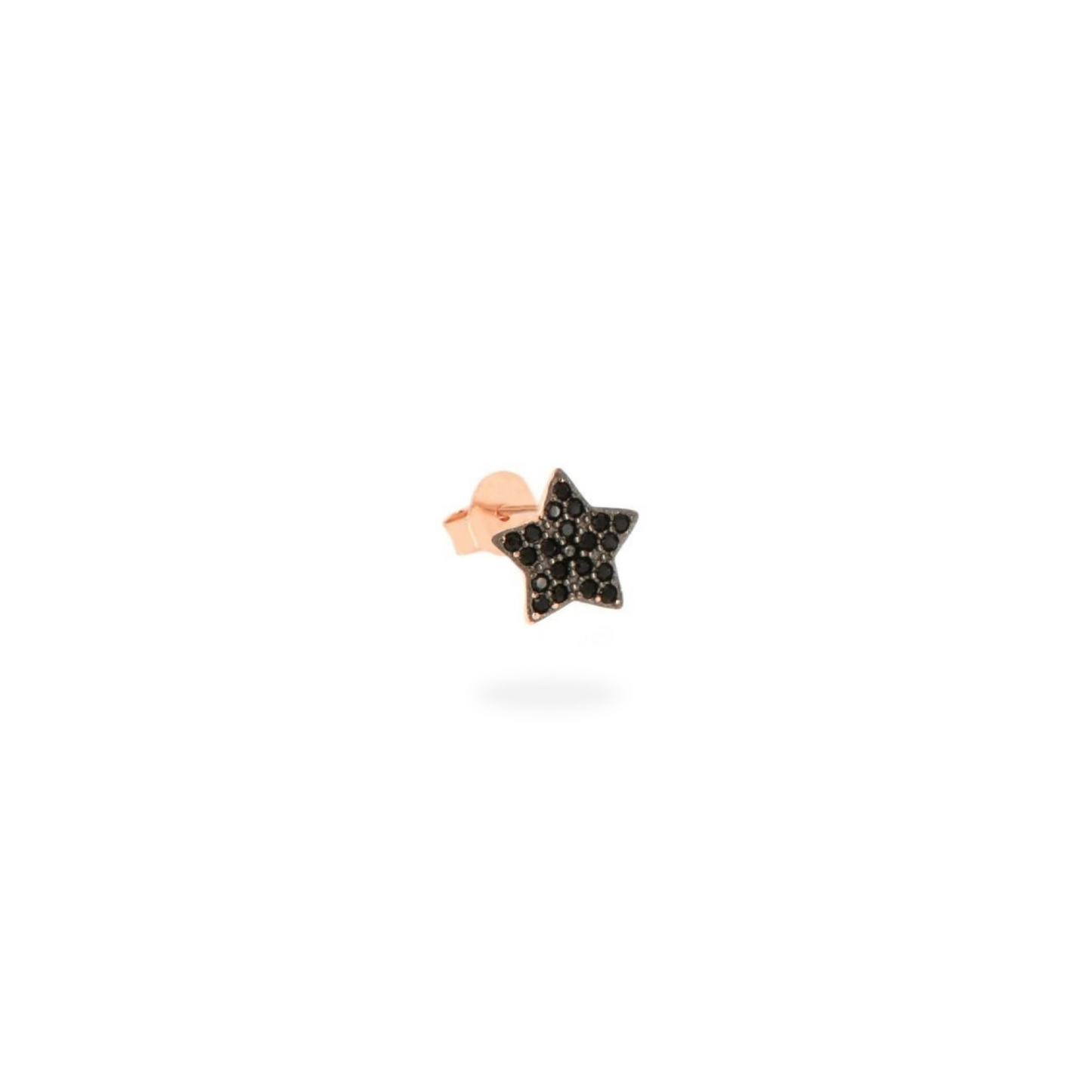 Orecchino Mono - Stella Full Black