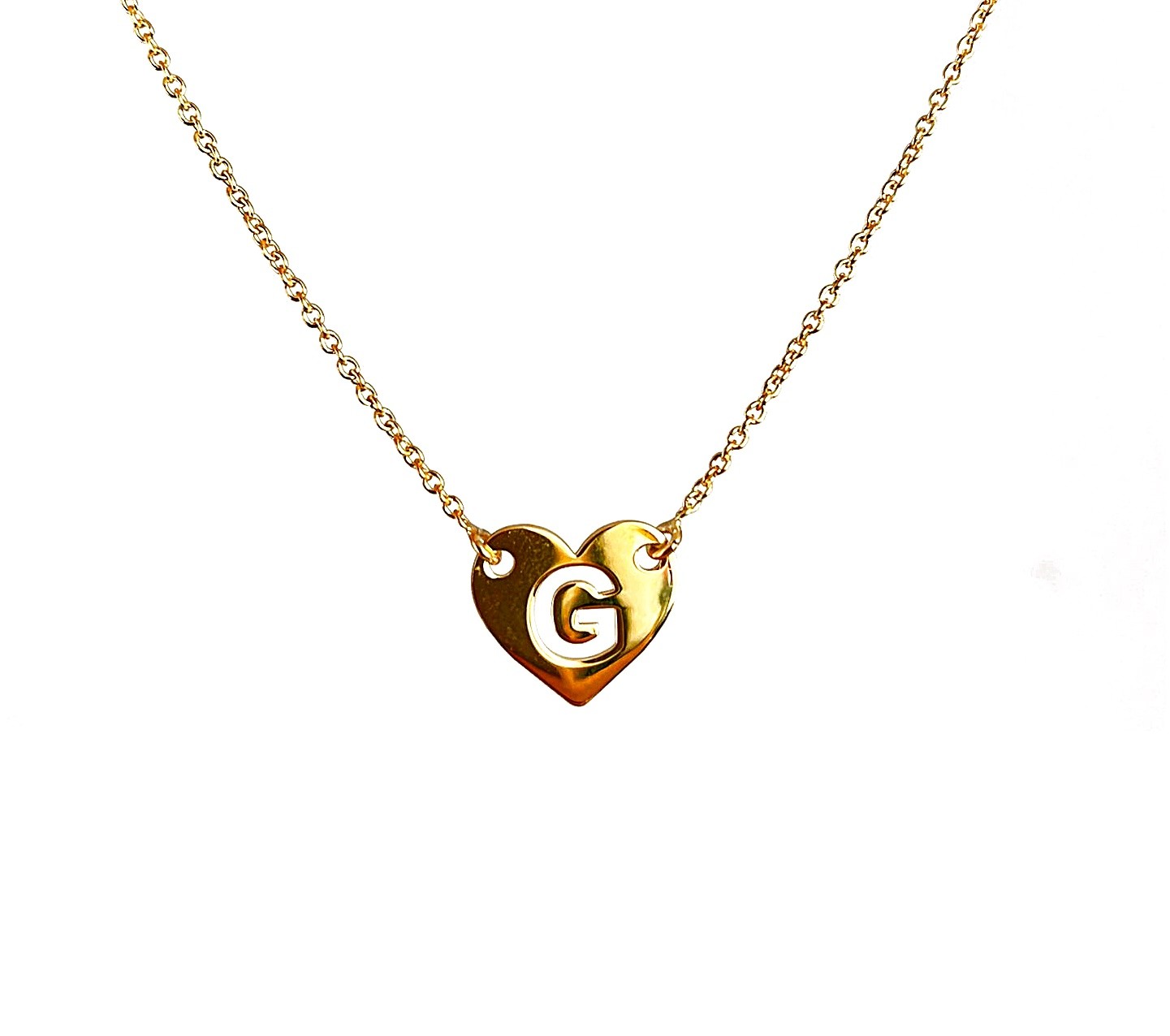 Tinkerbell Initial Necklace