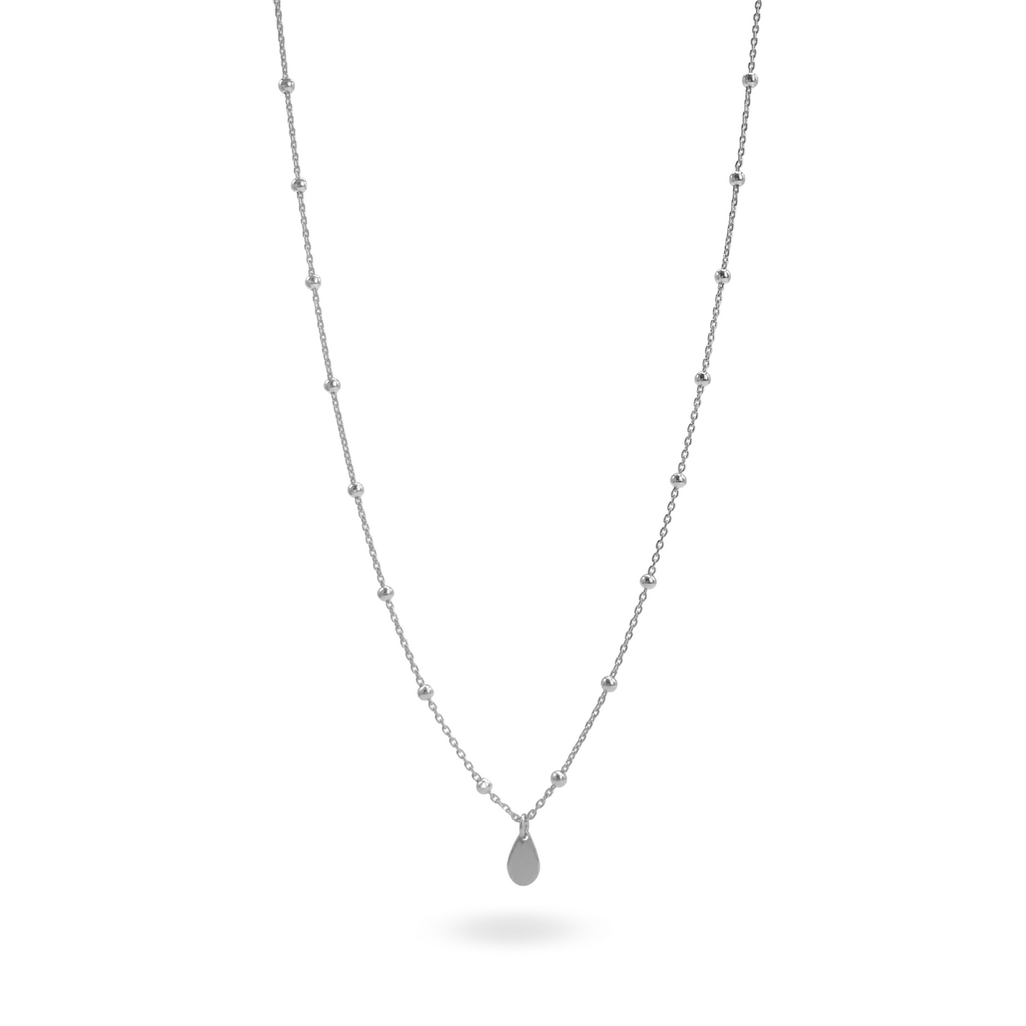 Collana Sfere con Charm a Goccia Small