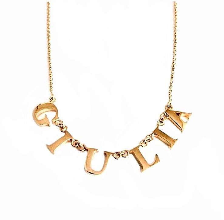 Lettering Bomb Necklace - Modular