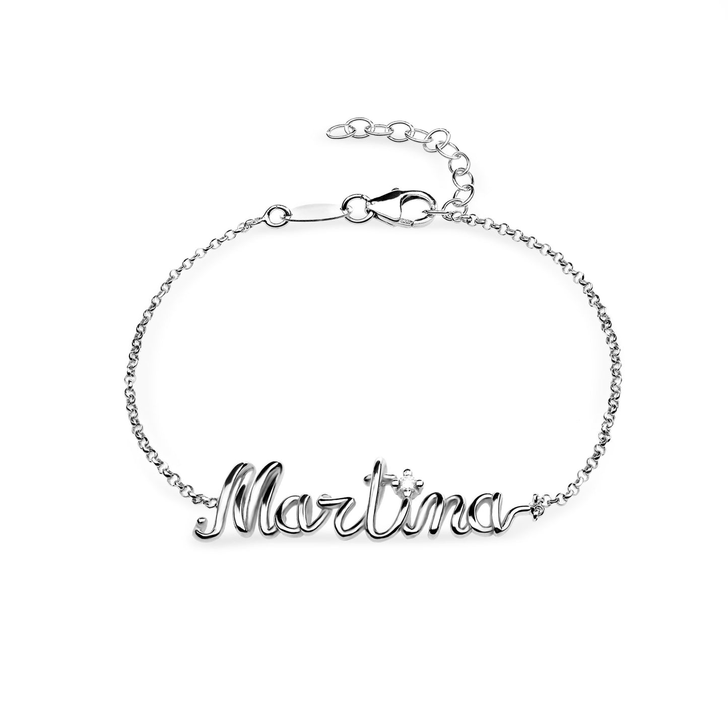 Bracciale Nome a Filo - Silver