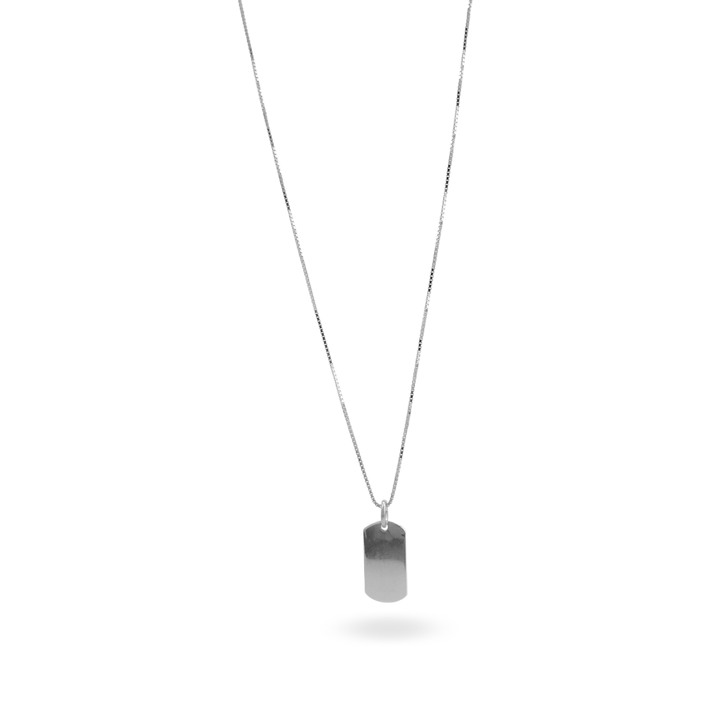 Collana Veneziana con Charm Rettangolare