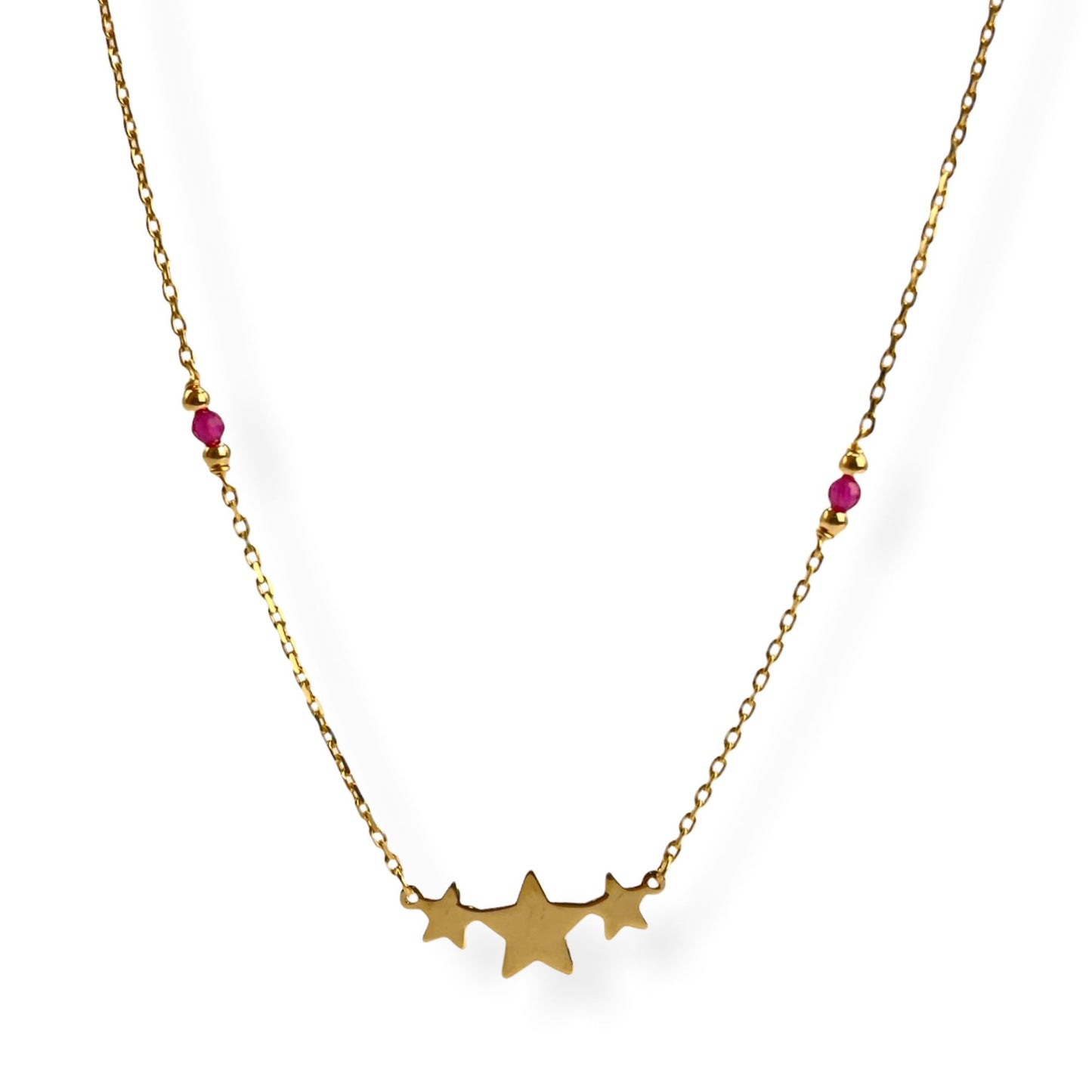 3 star necklace