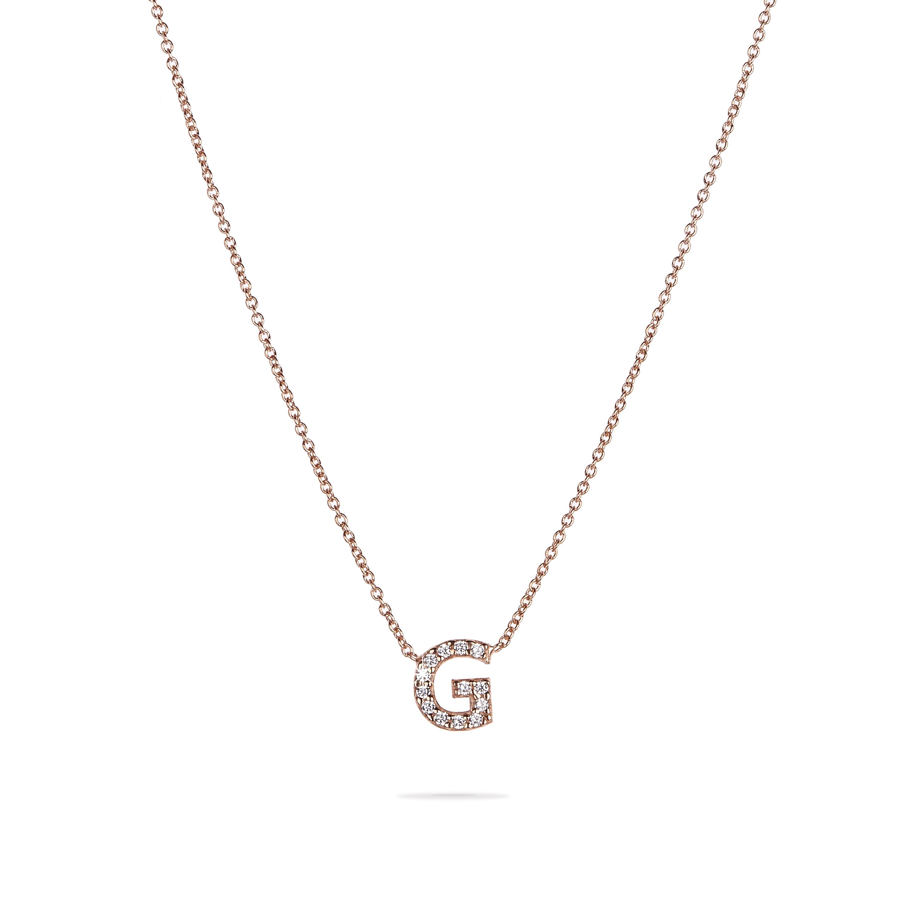 Ciondolo pendente iniziale lettera P in oro 18 Kt 750 e cristalli Ciondolo pendente iniziale lettera P in oro 18 Kt 750 e cristalli