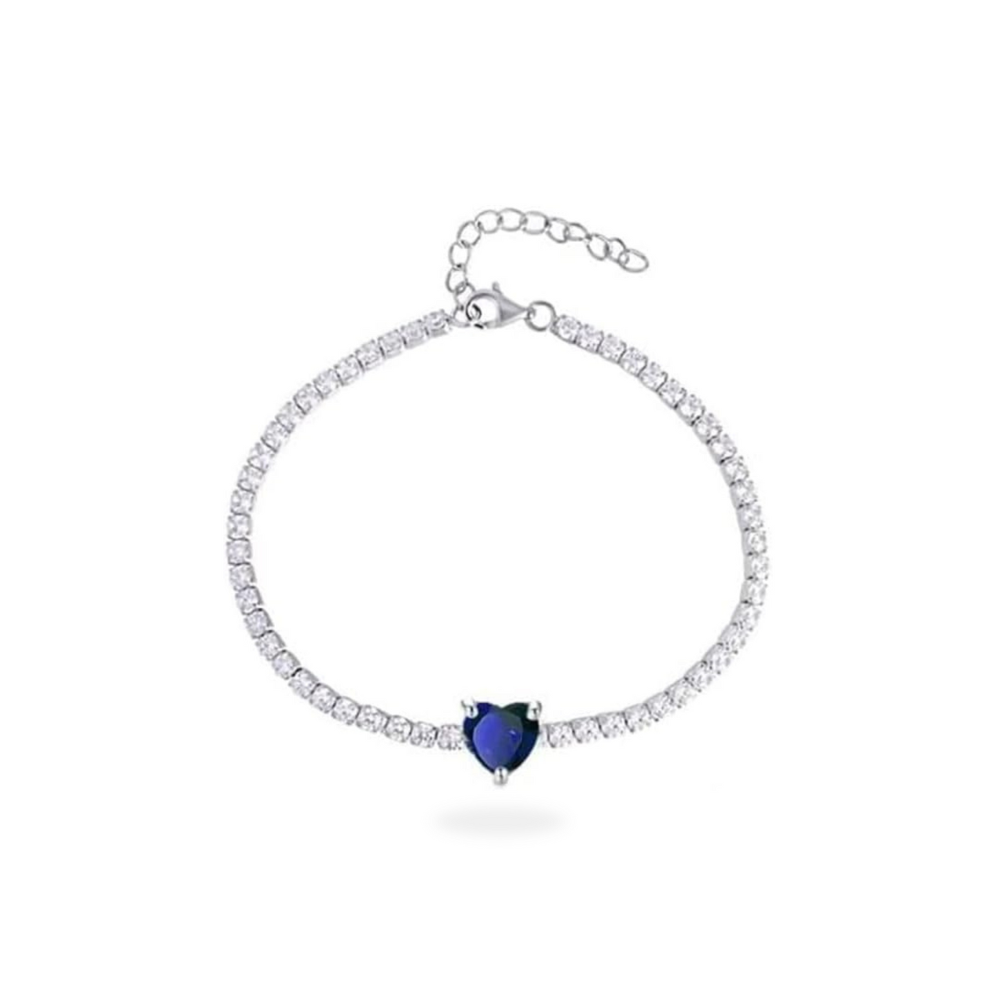 Bracciale Tennis Cuore Centrale