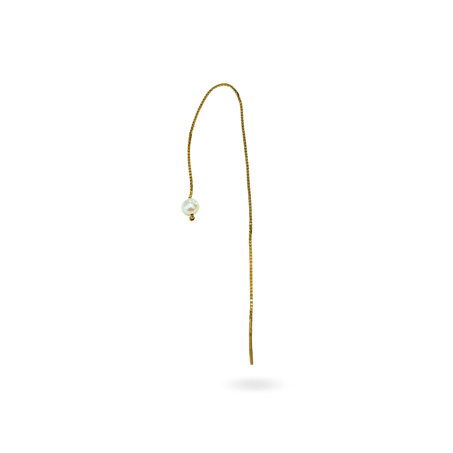 Monorecchino Simplicity Sali e Scendi con Perla in Oro 18kt