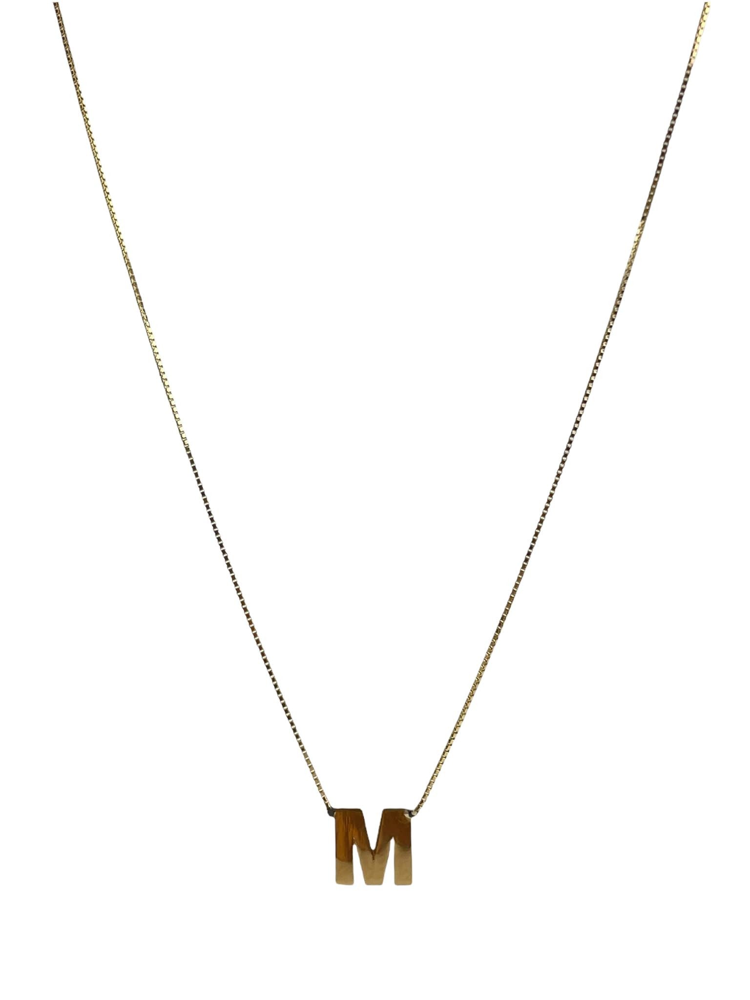 Ciondolo In Oro Rosa Con Lettera M Di Diamanti | Patricia Papenberg srl Ciondolo In Oro Rosa Con Lettera M Di Diamanti | Patricia Papenberg srl