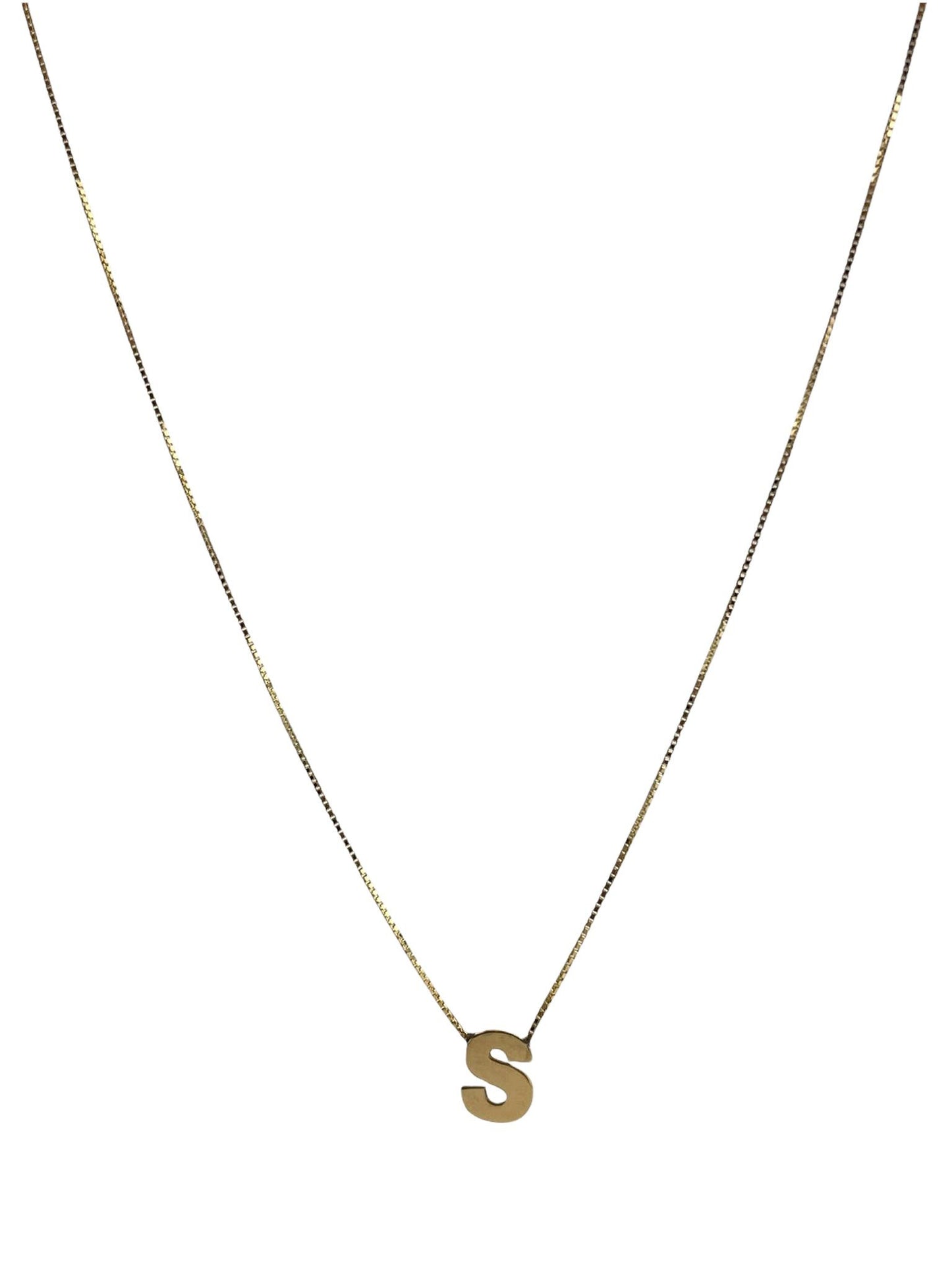 COLLANA INIZIALE FILO D'ORO