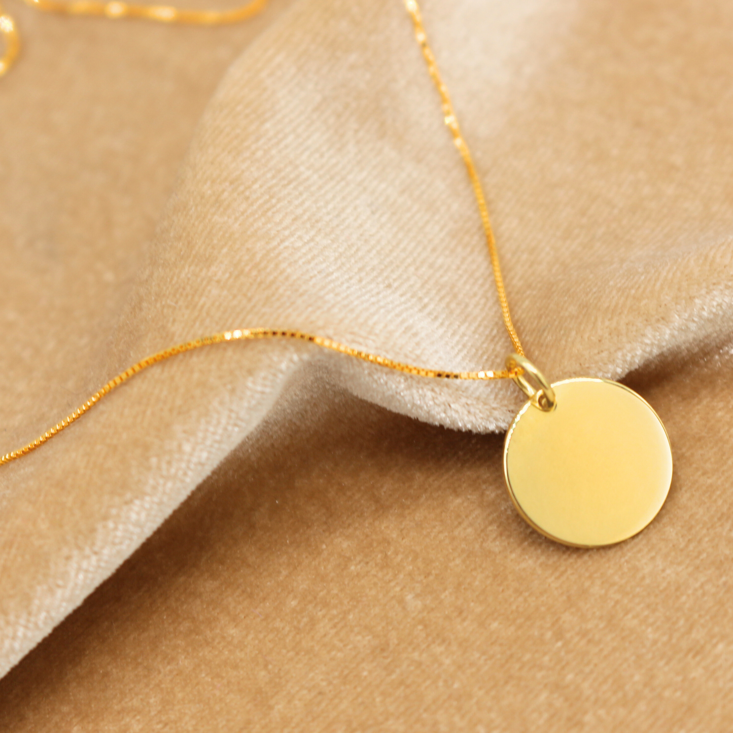 Collana Veneziana con Targhetta Tonda