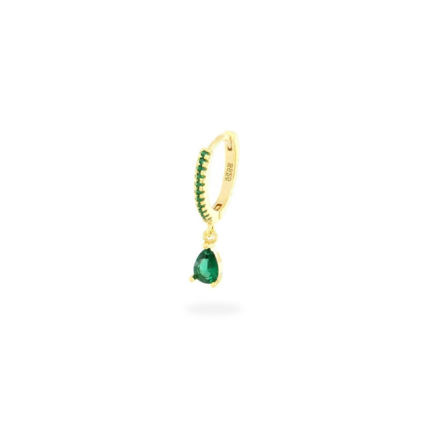 Monorecchino Goccia - Verde