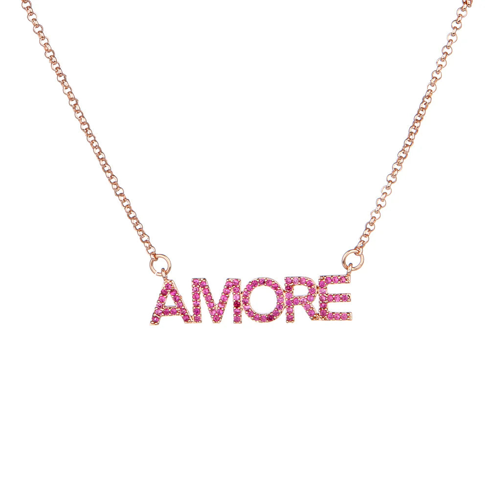 Collana Lettering AMORE