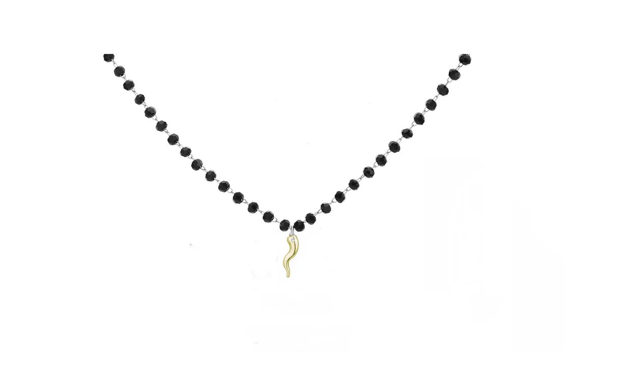 Collana Rosario Cornetto Porta Fortuna