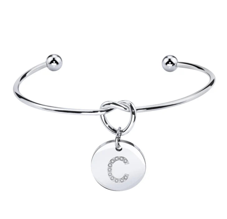 Bracciale Nodo con Iniziale