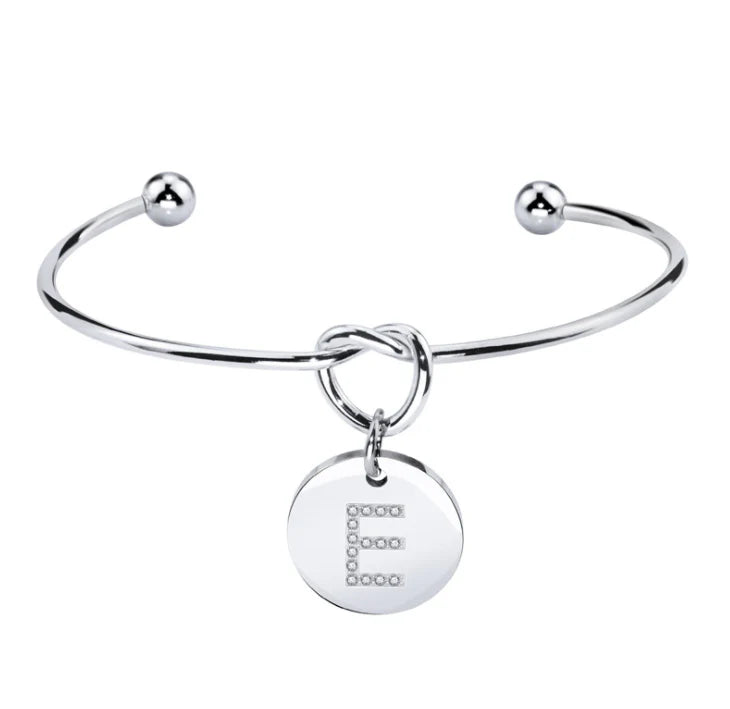 Bracciale Nodo con Iniziale