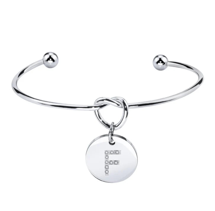 Bracciale Nodo con Iniziale
