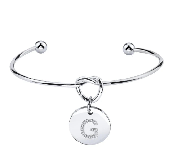 Bracciale Nodo con Iniziale
