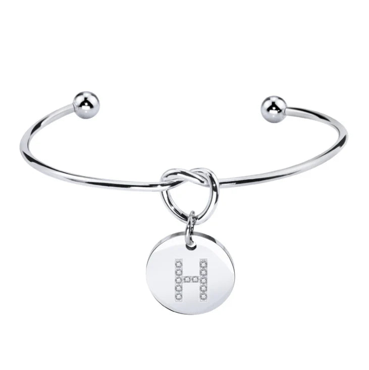 Bracciale Nodo con Iniziale