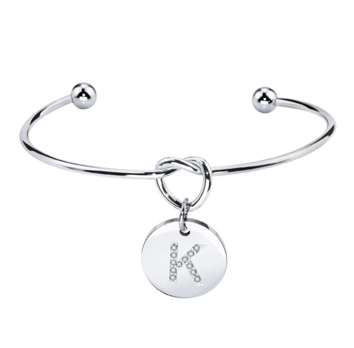 Bracciale Nodo con Iniziale