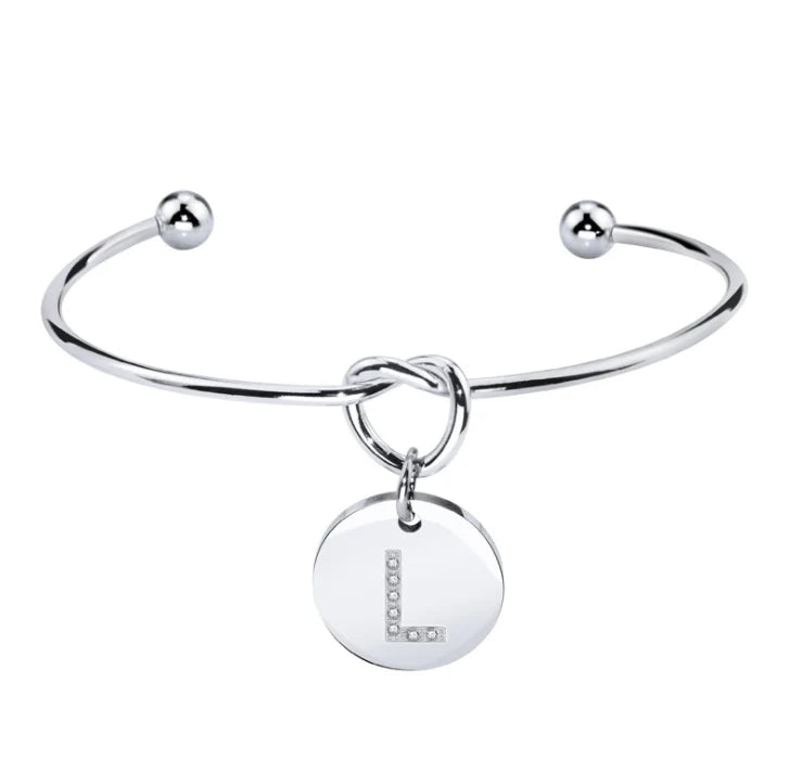 Bracciale Nodo con Iniziale