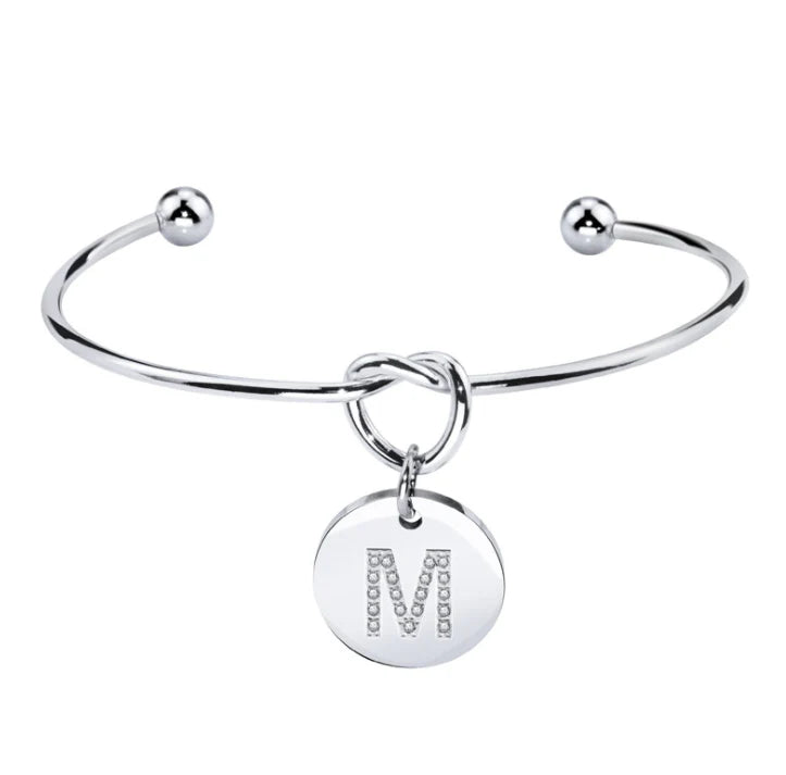 Bracciale Nodo con Iniziale