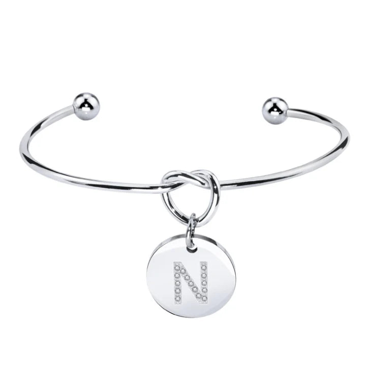 Bracciale Nodo con Iniziale