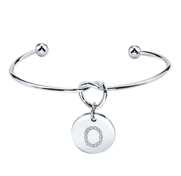 Bracciale Nodo con Iniziale