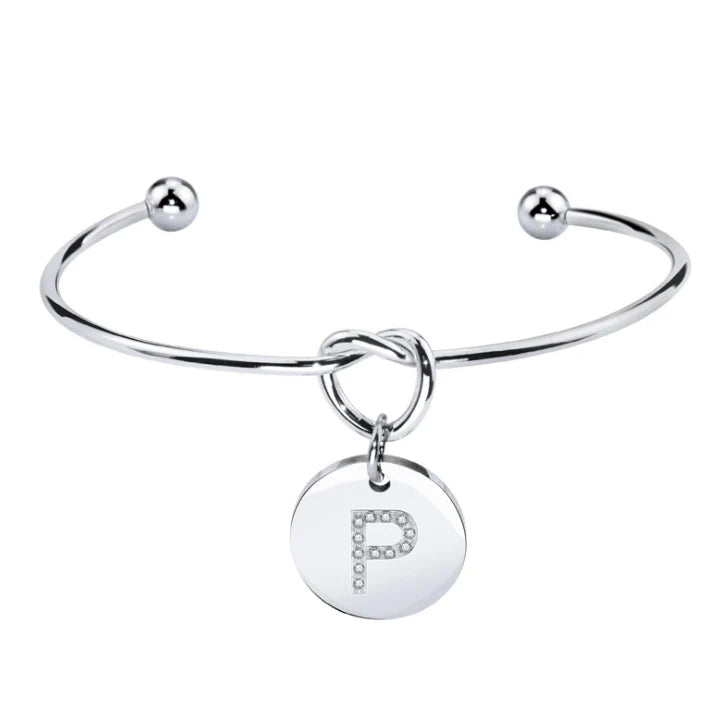 Bracciale Nodo con Iniziale