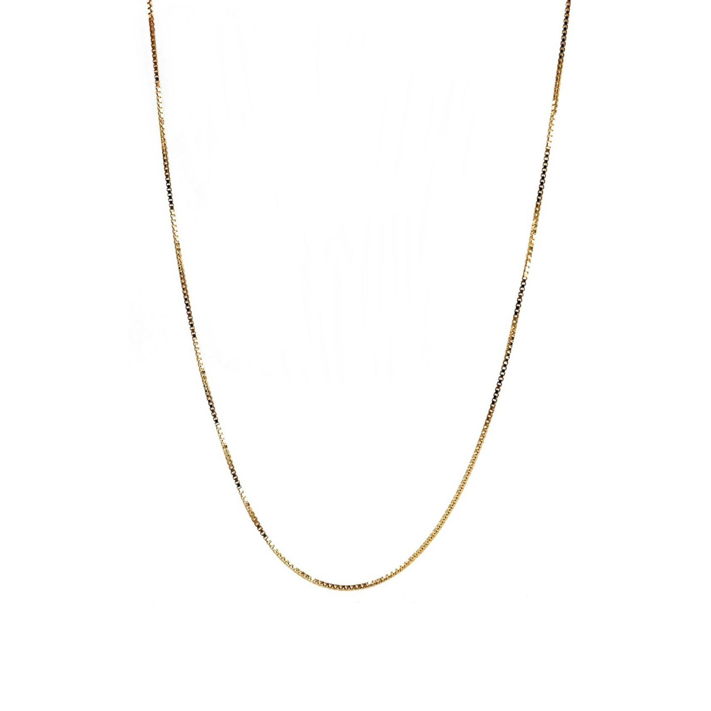 Smooth Venetian Necklace 9kt