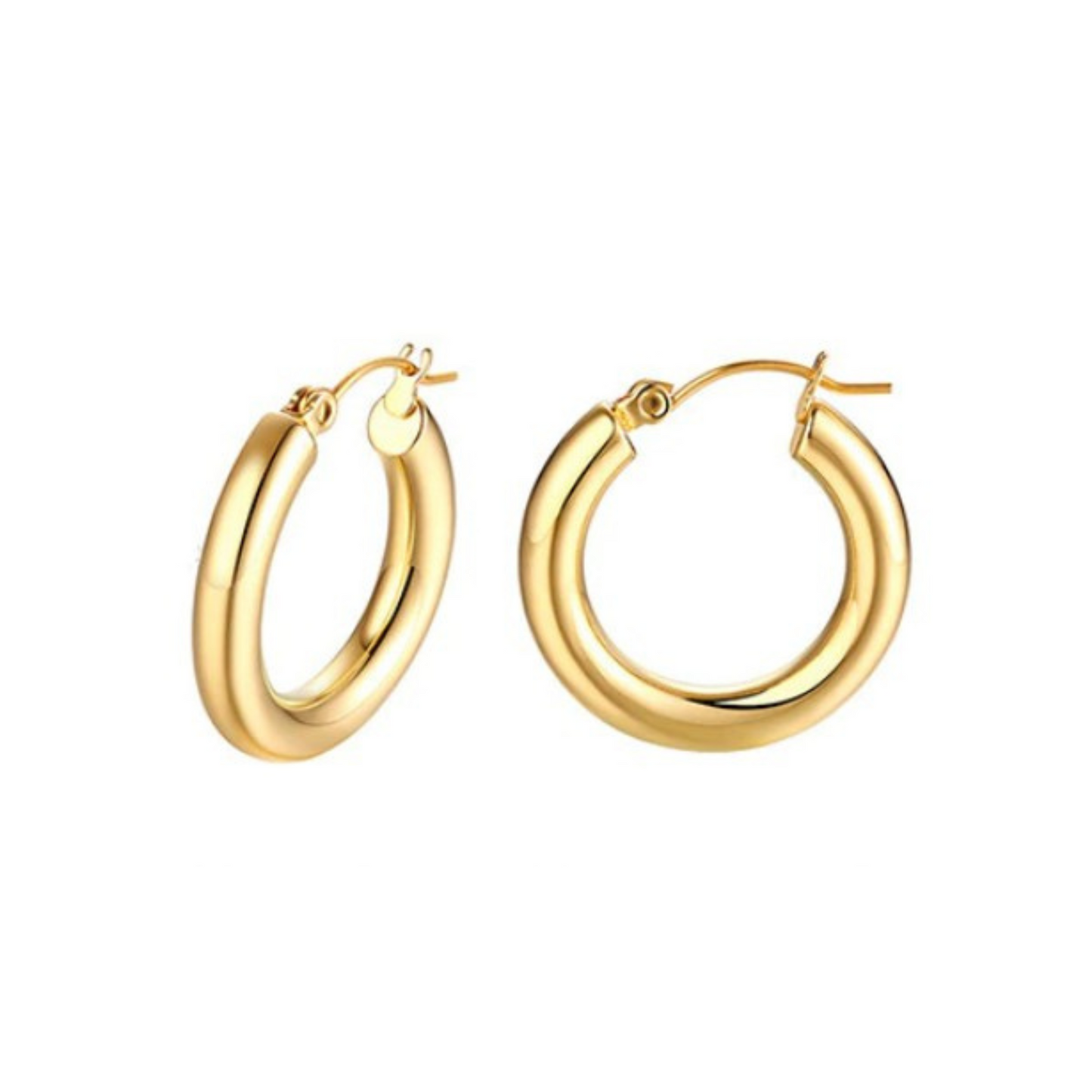 Domed Circles - 9K Gold