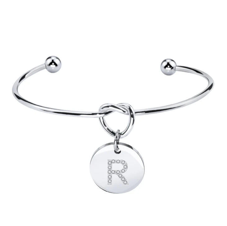 Bracciale Nodo con Iniziale