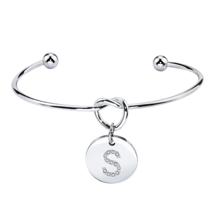 Bracciale Nodo con Iniziale