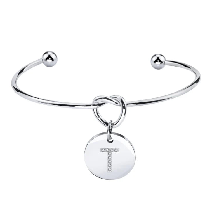Bracciale Nodo con Iniziale