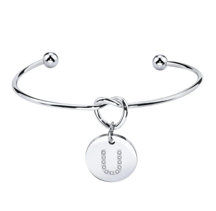 Bracciale Nodo con Iniziale