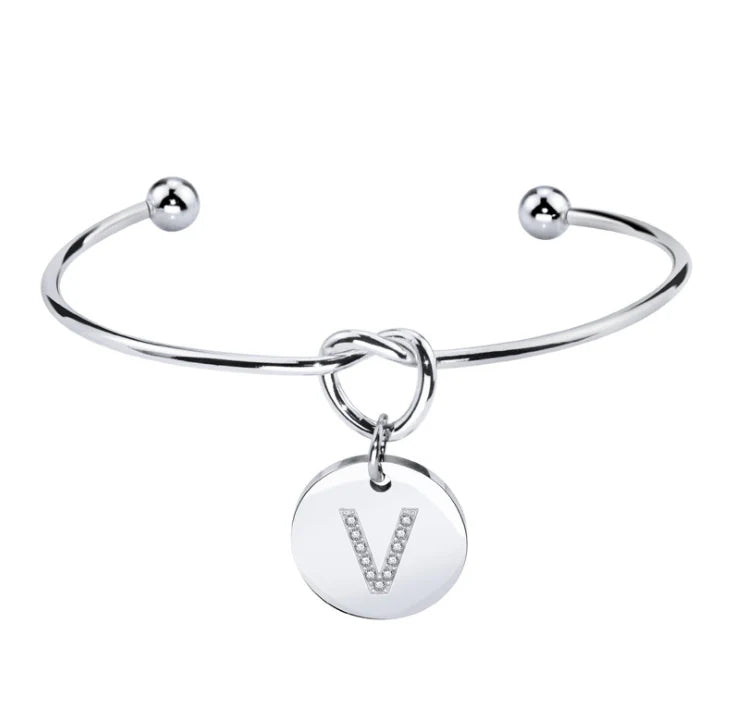 Bracciale Nodo con Iniziale